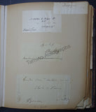Victorian Era Album of Letters & Clips 1875