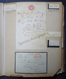 Victorian Era Album of Letters & Clips 1875