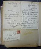 Victorian Era Album of Letters & Clips 1875