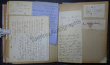 Victorian Era Album of Letters & Clips 1875