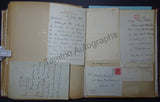 Victorian Era Album of Letters & Clips 1875