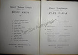 Krips, Josef - Paray, Paul - Program Vienna Philharmonic on tour 1947