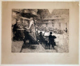 Vienna Philharmonic 1926 - Large Original Etching by Ferdinand Schmutzer