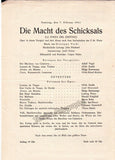 Vienna State Opera - Program Lot 1947-1955