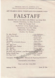 Vienna State Opera - Program Lot 1947-1955
