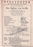 Vienna State Opera - Program Lot 1947-1955