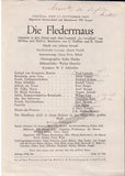 Vienna State Opera - Program Lot 1947-1955