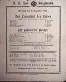 Vienna Theater Playbills - Large Lot 1875-1930