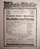 Vienna Theater Playbills - Large Lot 1875-1930
