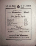 Vienna Theater Playbills - Large Lot 1875-1930