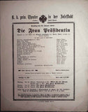 Vienna Theater Playbills - Large Lot 1875-1930
