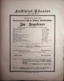 Vienna Theater Playbills - Large Lot 1875-1930