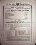 Vienna Theater Playbills - Large Lot 1875-1930