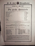 Vienna Theater Playbills - Large Lot 1875-1930