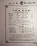 Vienna Theater Playbills - Large Lot 1875-1930