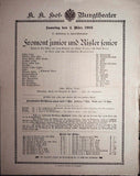 Vienna Theater Playbills - Large Lot 1875-1930