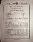 Vienna Theater Playbills - Large Lot 1875-1930