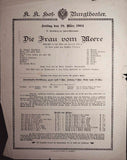 Vienna Theater Playbills - Large Lot 1875-1930