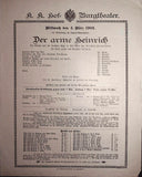 Vienna Theater Playbills - Large Lot 1875-1930