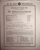 Vienna Theater Playbills - Large Lot 1875-1930