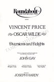 Price, Vincent - Signed Program "Diversions and Delights"