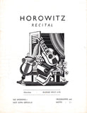 Horowitz, Vladimir - Signed Program London 1951
