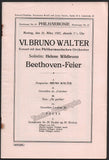 Walter, Bruno - Program Lot Berlin 1926-1928