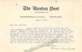 Storey Smith, Warren - Autograph Letter Signed + 2 Typed Letter Signed