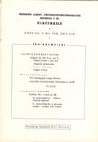 Furtwangler, Wilhelm - Concert Program Freiburg 1953