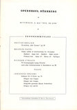 Furtwangler, Wilhelm - Concert Program Nuremberg 1953