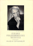 Furtwangler, Wilhelm - Concert Program Dusseldorf 1950