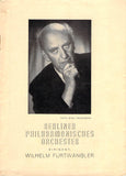 Furtwangler, Wilhelm - Concert Program Hamburg 1950
