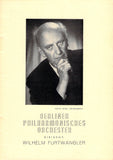 Furtwangler, Wilhelm - Concert Program Hannover 1951