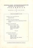 Furtwangler, Wilhelm - Concert Program Freiburg 1952