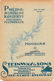 Furtwangler, Wilhelm - Flesch, Carl - Schmuller, Alexander - Berlin Philharmonic - 2 Programs 1922-1923