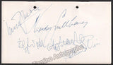 Vienna State Opera - Lot of 10 Signed Programs 1979-1981