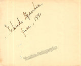Menuhin, Yehudi - Signed Album Page 1941 + Signatures of Ettore Panizza and Maria Barrientos