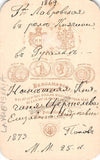 Lavrovskaya, Yelizaveta - CDV in Role