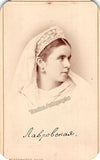 Lavrovskaya, Yelizaveta - CDV in Role