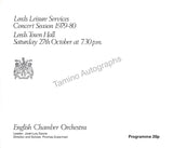 Zukerman, Pinchas - Signed Program Leeds 1979