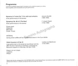 Zukerman, Pinchas - Signed Program Leeds 1979