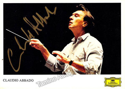 Abbado, Claudio - Signed Photo Conducting