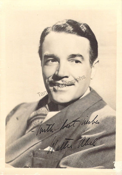 Abel, Walter - Signed Photograph