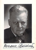 Abendroth, Hermann - Signed Photo Postcard