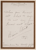 Abott, Bessie - Autograph Quote Signed 1907