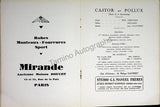 Academie Nationale de Musique et de Danse - Collection of 30+ Programs 1920-1938