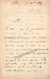 Adam, Adolphe - Autograph Letter Signed 1849
