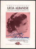 Albanese, Licia - Signed Program 45th Anniversary 1985