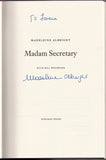Albright, Madeleine - Signed Book "Madam Secretary"