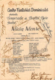 Alonso, Alicia - Signed Program 1948